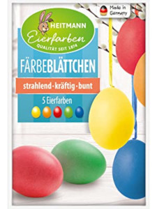 Heitmann Färbeblättchen Strahlend-Kräftig-bunt 5 Eierfarben