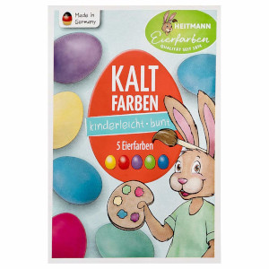 Heitmann Kalt Farben Kinderleicht-bunt 5 Eierfarben