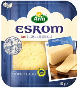 Arla Esrom aromatisch-kräftig Scheiben Käse 150g