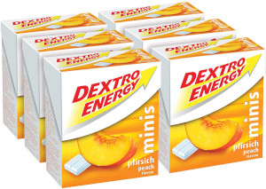 Dextro Energy Minis Pfirsich Traubenzucker 100g für 2er x 50g