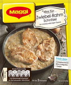 Maggi Fix für Zwiebel-Rahm Schnitzel 33g für 3 Portionen