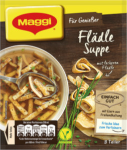 Maggi Flädle Suppe 3 Teller für 750ml