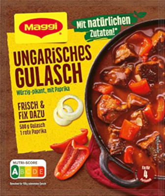 Maggi Fix Für Ungarisches Gulasch 56g für 4 Portionen