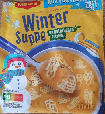 Maggi Guten Appetit Winter Suppe 3 Teller für 750ml x 3 er