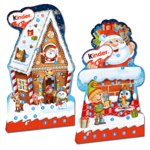 Ferrero Kinder Adventskalender, Mix Schokolade, Weihnachten 210g