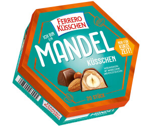 Ferrero Küsschen Mandel 20 Pralinen einzeln mit Keksstückchen 178g