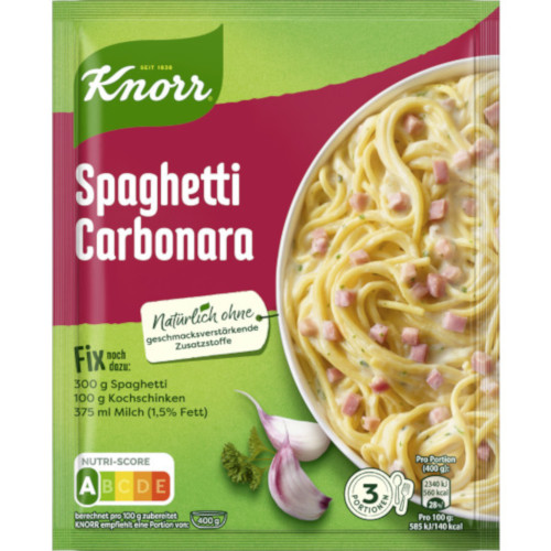 Knorr Fix Spaghetti Carbonara 36g x 3 er