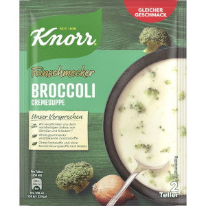 Knorr Feinschmecker Broccoli Creme Suppe 50g x 3 er