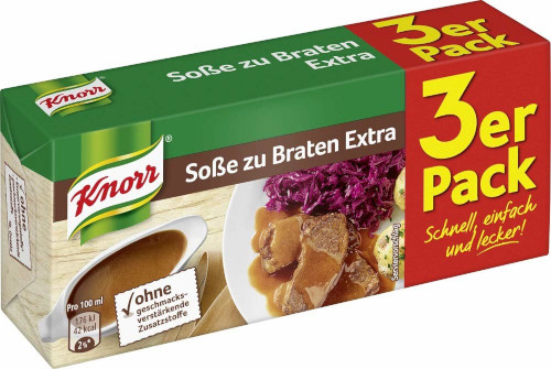 Knorr Soße zu Braten Sauce Extra für 750 ml