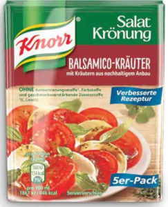 Knorr Salat Krönung Balsamico-Kräuter 5er x 11g
