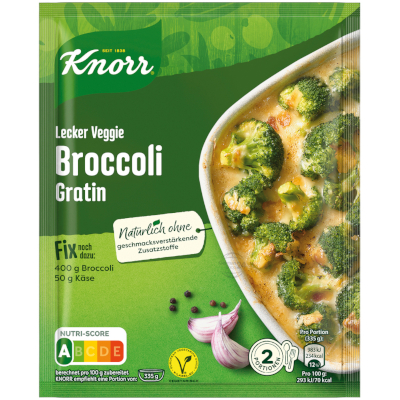 Knorr Lecker Veggie Broccoli Gratin 49g x 3 er