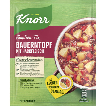 Knorr Fix Bauern-Topf mit Hackfleisch 43g für 4 Portionen