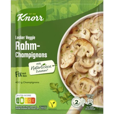 2- Knorr Fix für Rahm-Champignons 33g für 2 Portionen