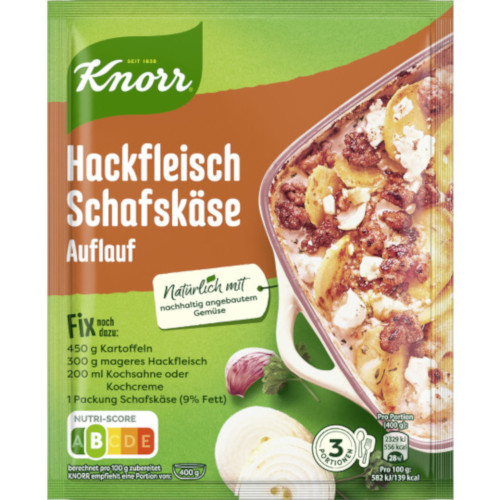 Knorr Fix für Hackfleisch-Schafskäse Auflauf 43g x 3 er