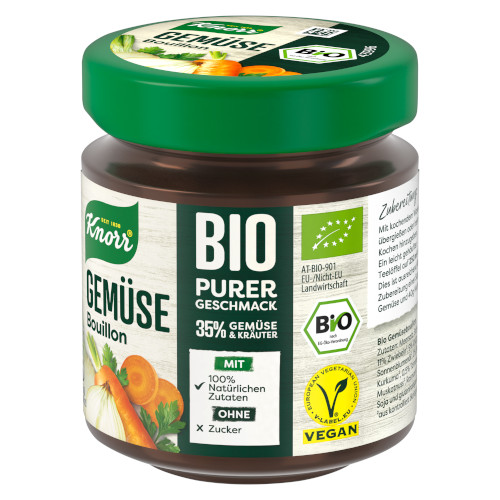 Knorr Gemüse Bouillon BIO Purer Geschmack 100g für 5,5L